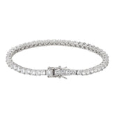 4 Prong Diamond Tennis Bracelets - silvermark