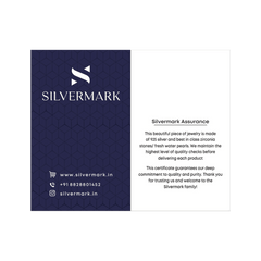 Silver Zircon Peacock Shine Set - silvermark