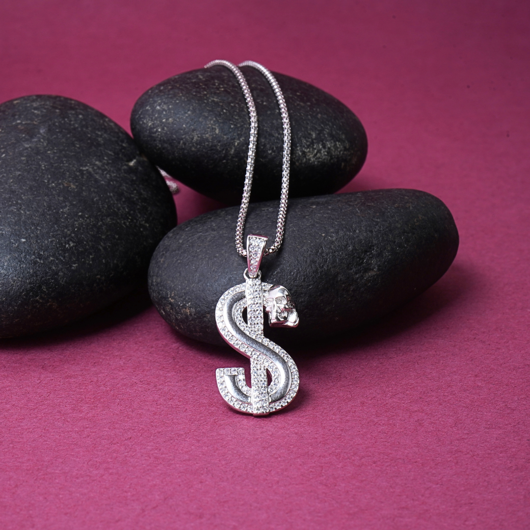 Sterling Silver Dollar Pendant