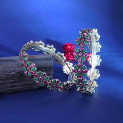 Aelora silver bangle