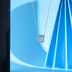 Silver Toned Stahyana Chain Pendant