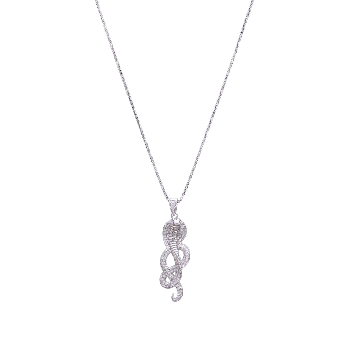 Sterling Silver Snake Pendant