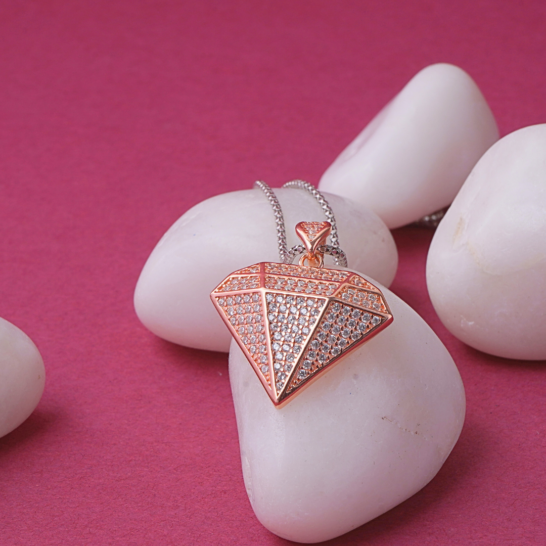 Sterling Silver Diamond Pendant