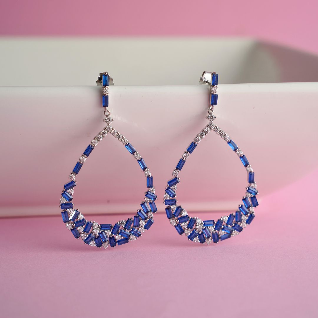 Silver youbella earrings