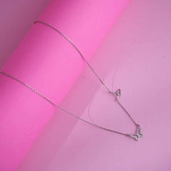Silver Butterfly Chain Pendant