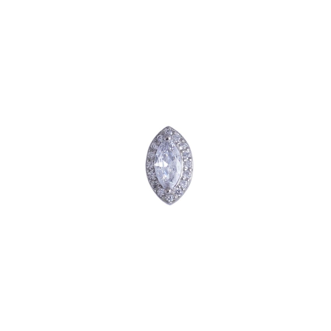 Silver Round Cut Chain Pendant Set