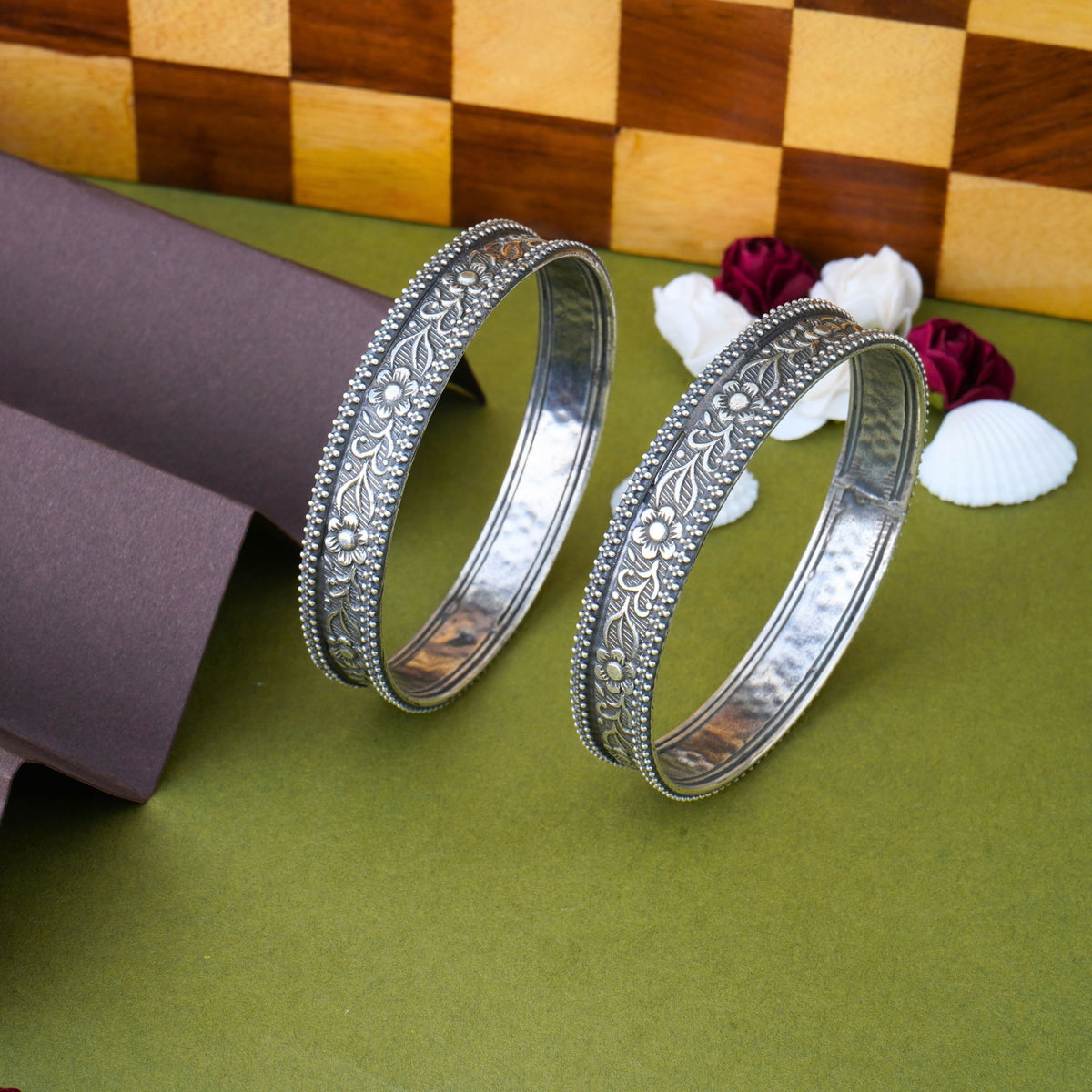 Sorelle Silver Bangles