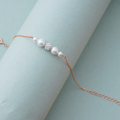 Silver Pearl Bracelet