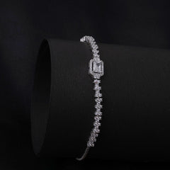 Silver Baguette Bracelet