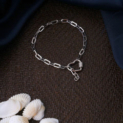 Silver Love Embrace Bracelet