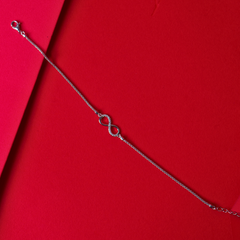 Sterling Silver Eternelle Infinity Bracelet