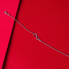 Sterling Silver Eternelle Infinity Bracelet
