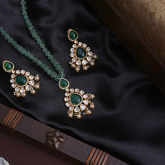 Aranya Silver Polki Neacklace