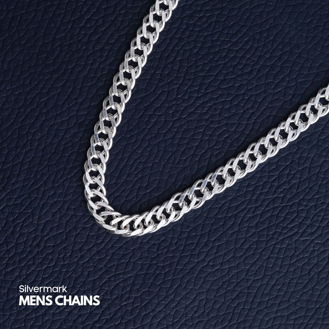 Sterling Silver Double Curb Chain