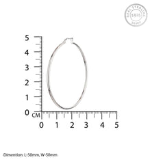 Basic Silver Hoop Earrings - silvermark