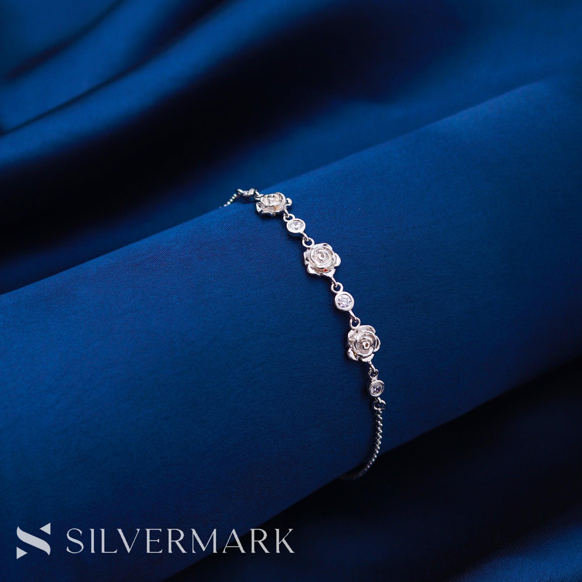 The Rose Flower Women's Bracelet - silvermark