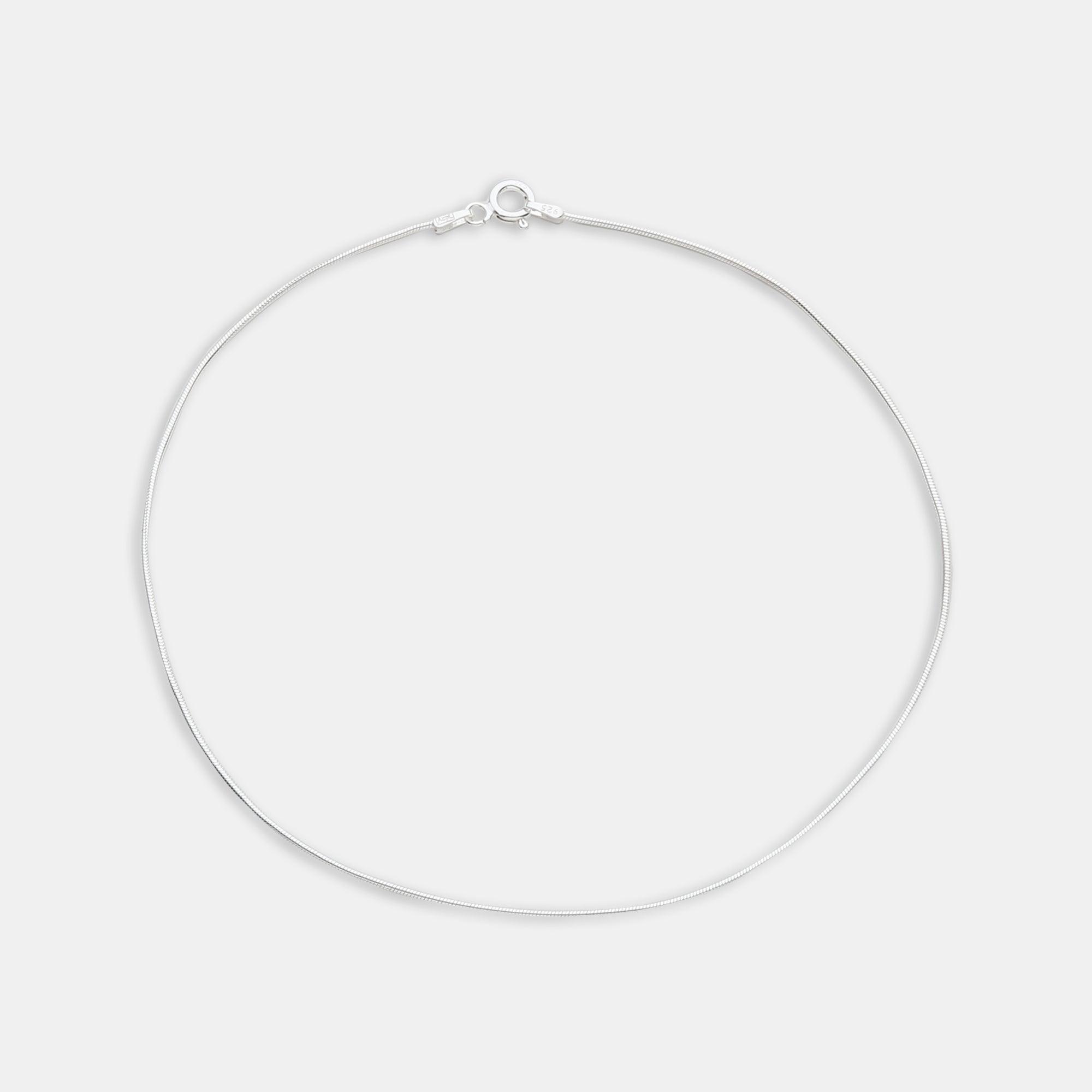 Summer Styles Simple Chain Anklet - silvermark