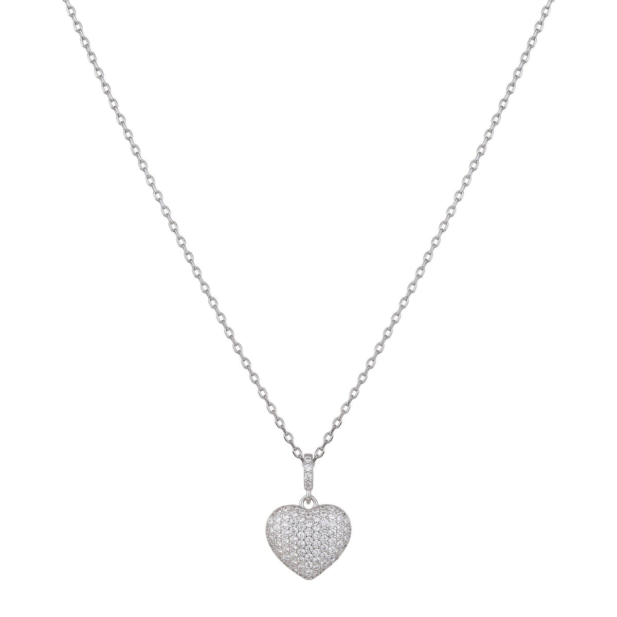 Heart Iced Out Necklace - silvermark