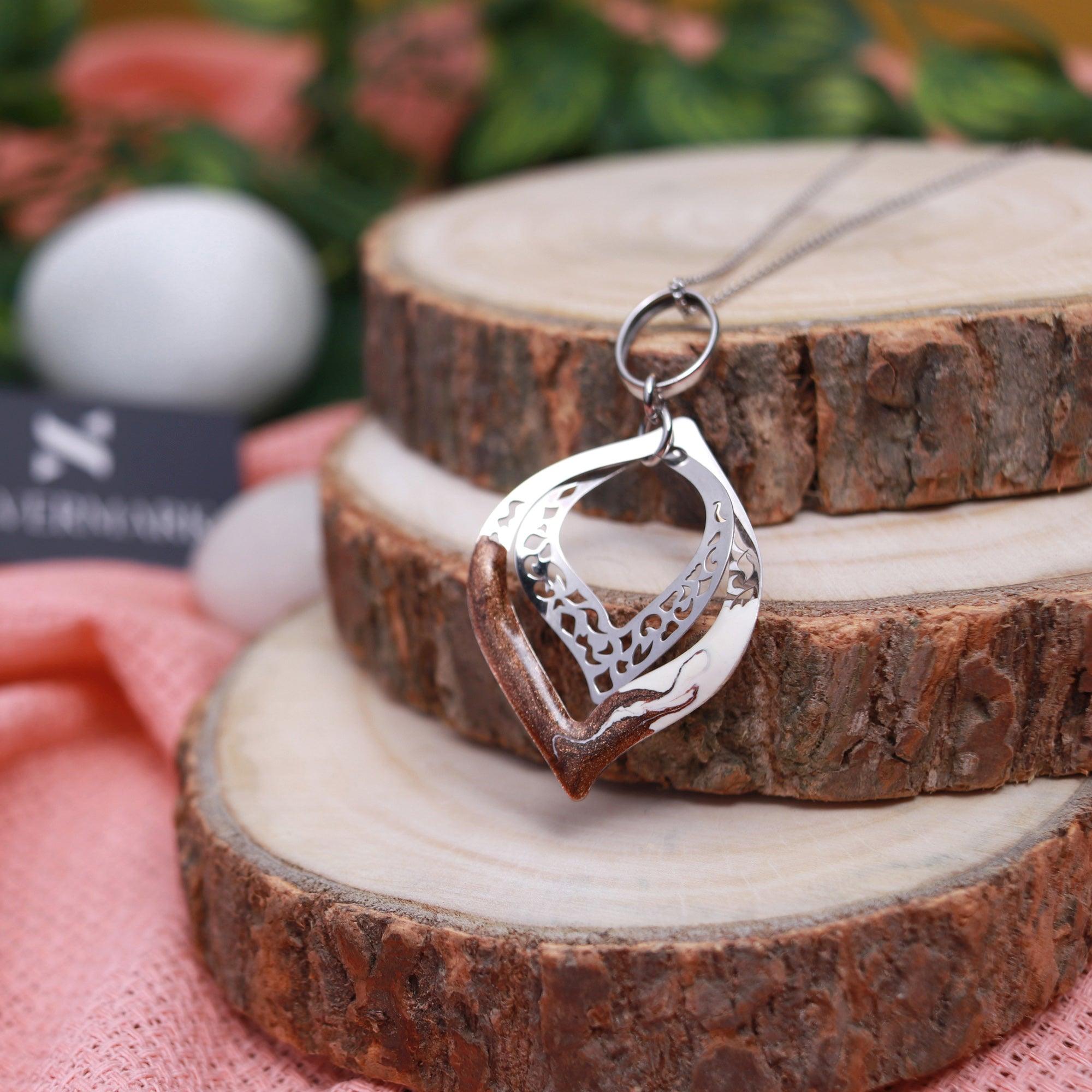 Contemporary Silver Art Pendant - silvermark