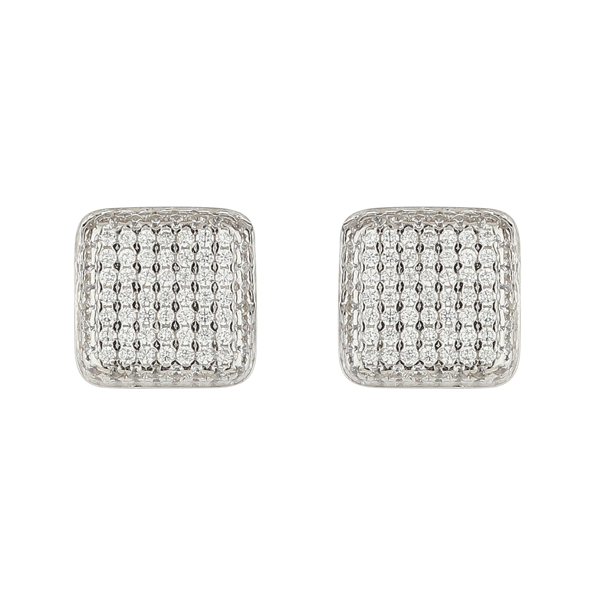 Round Crystal Stud Earring