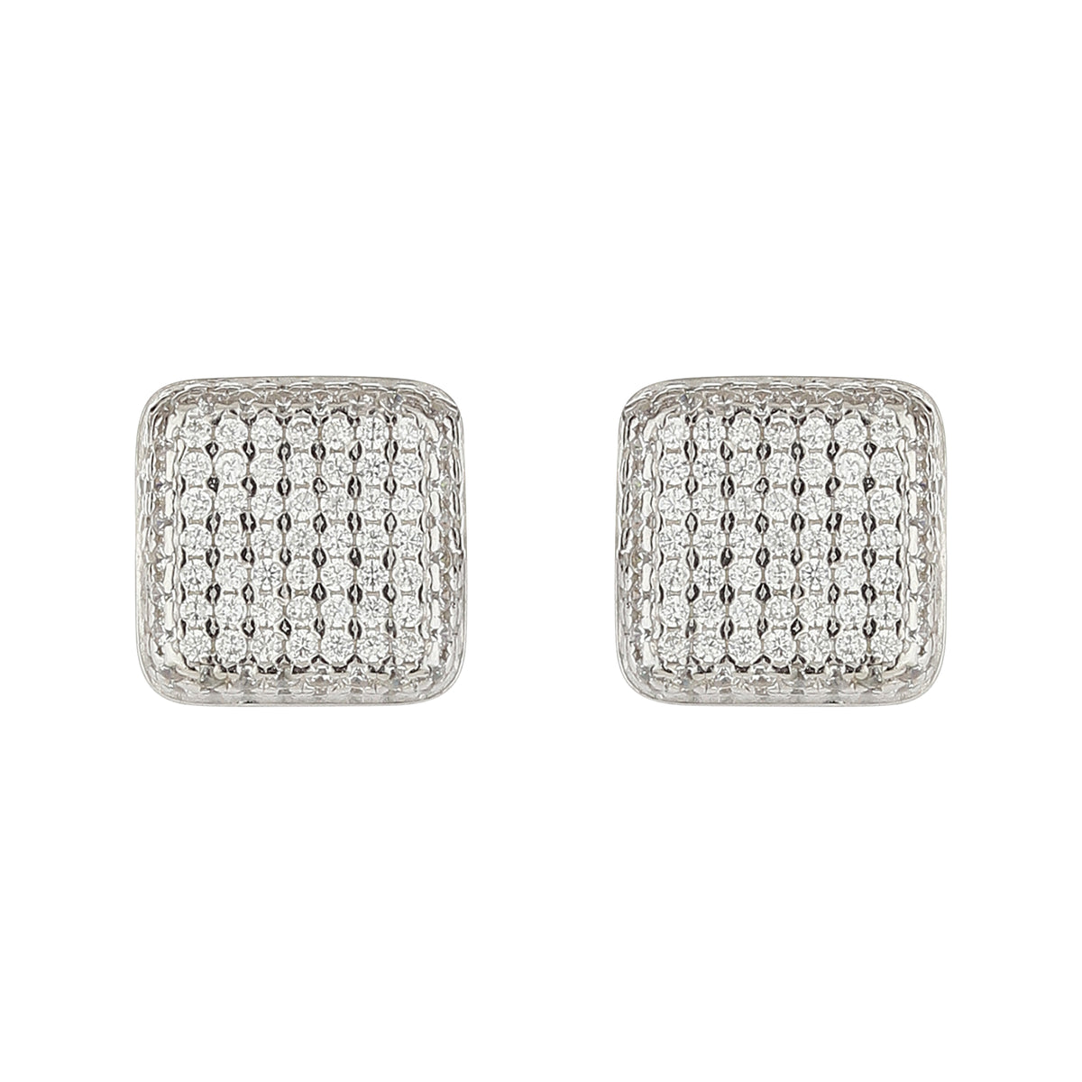 Round Crystal Stud Earring