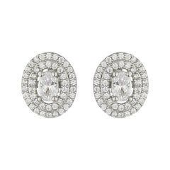 Gleaming Grace Sterling Silver Earring