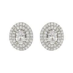 Gleaming Grace Sterling Silver Earring