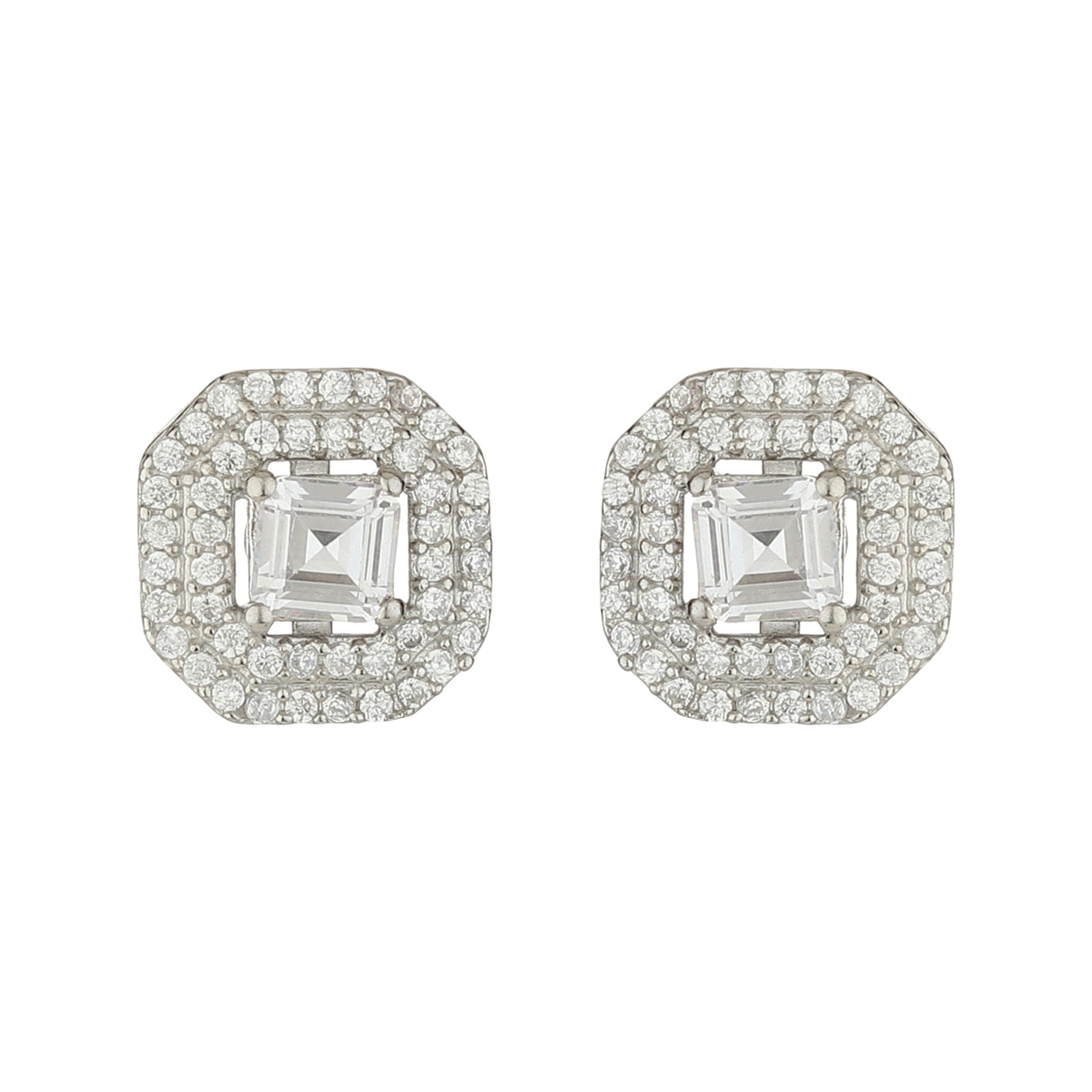 Moonstone Silver Earring