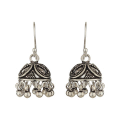 Silvermark - Antique Oxidized silver earrings