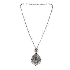 Infinity Loop Oxidized Necklace