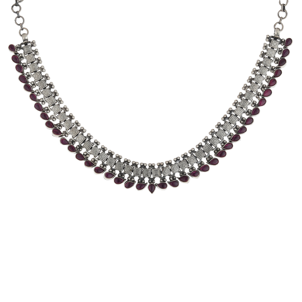 Silvermark - Bohemian Oxidized Silver Necklace