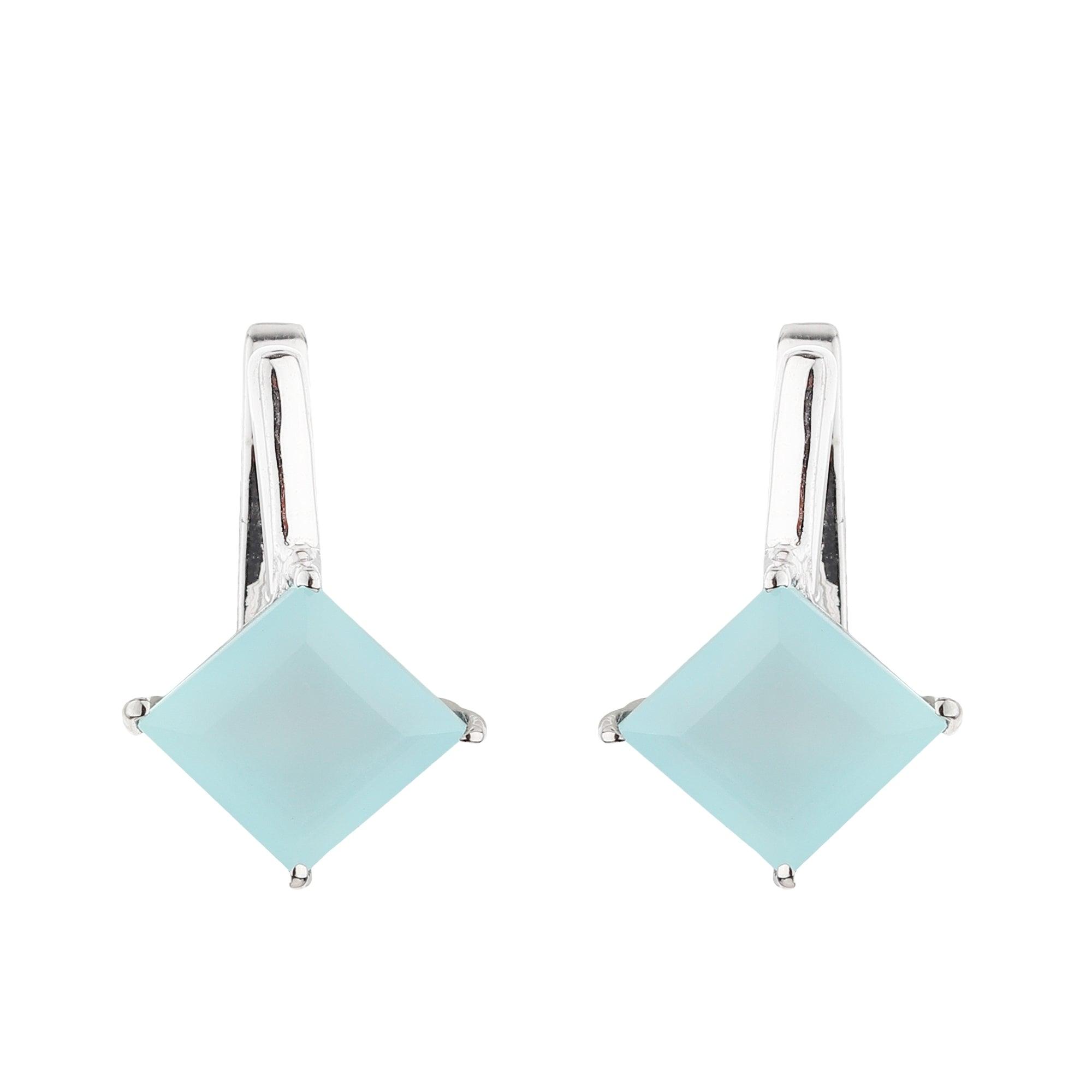 Charming Silver Moonstone Pendant Set - silvermark