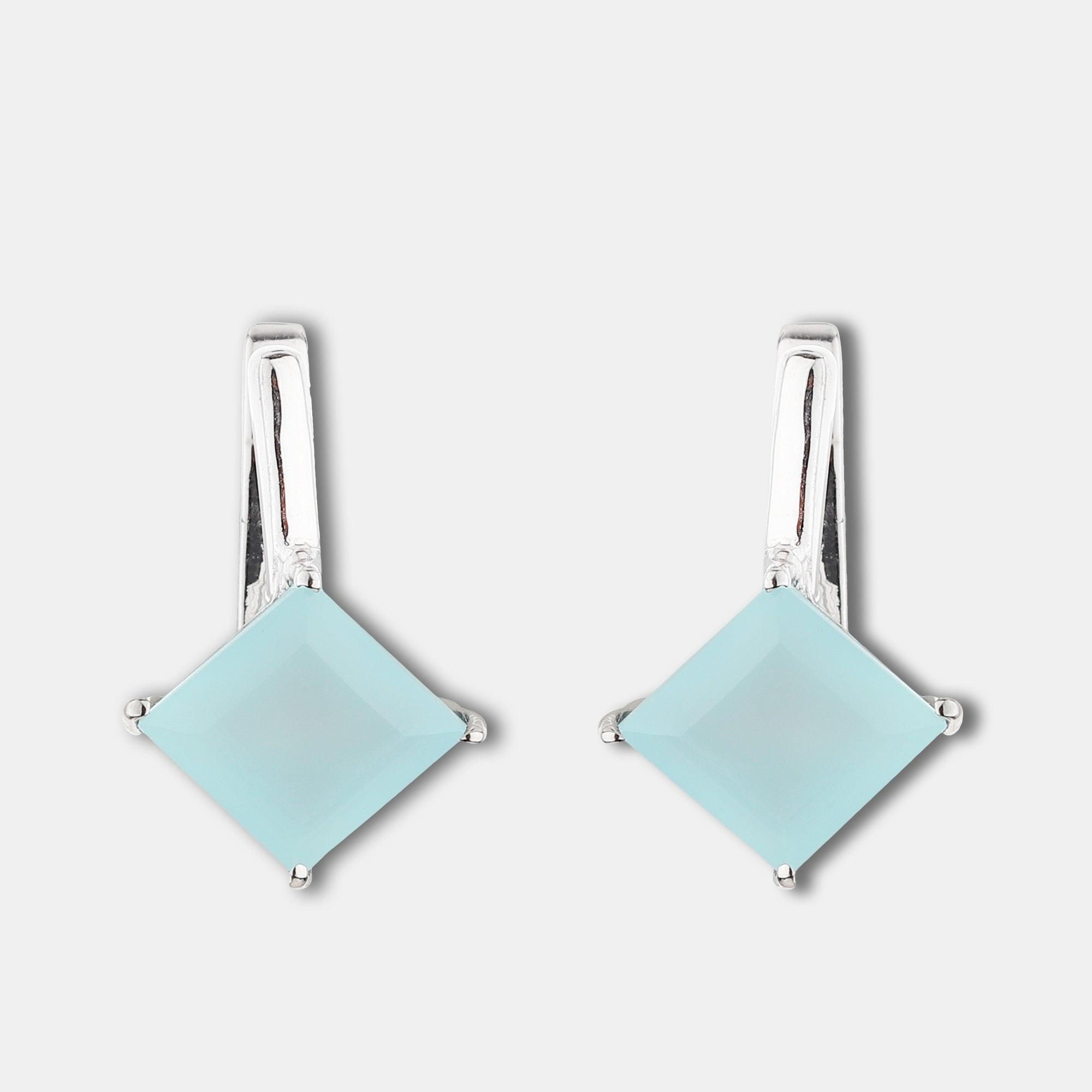 Charming Silver Moonstone Pendant Set - silvermark
