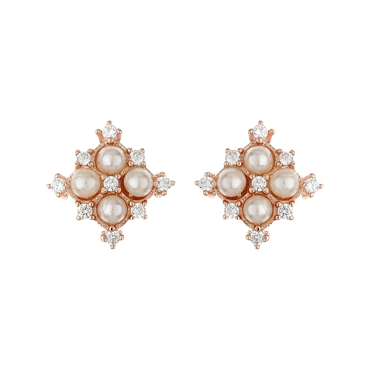 Designer Pearl Studs - silvermark