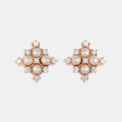 Designer Pearl Studs - silvermark