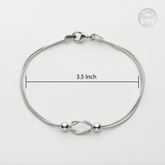 Silver Blooming Double Chain Bracelet - silvermark