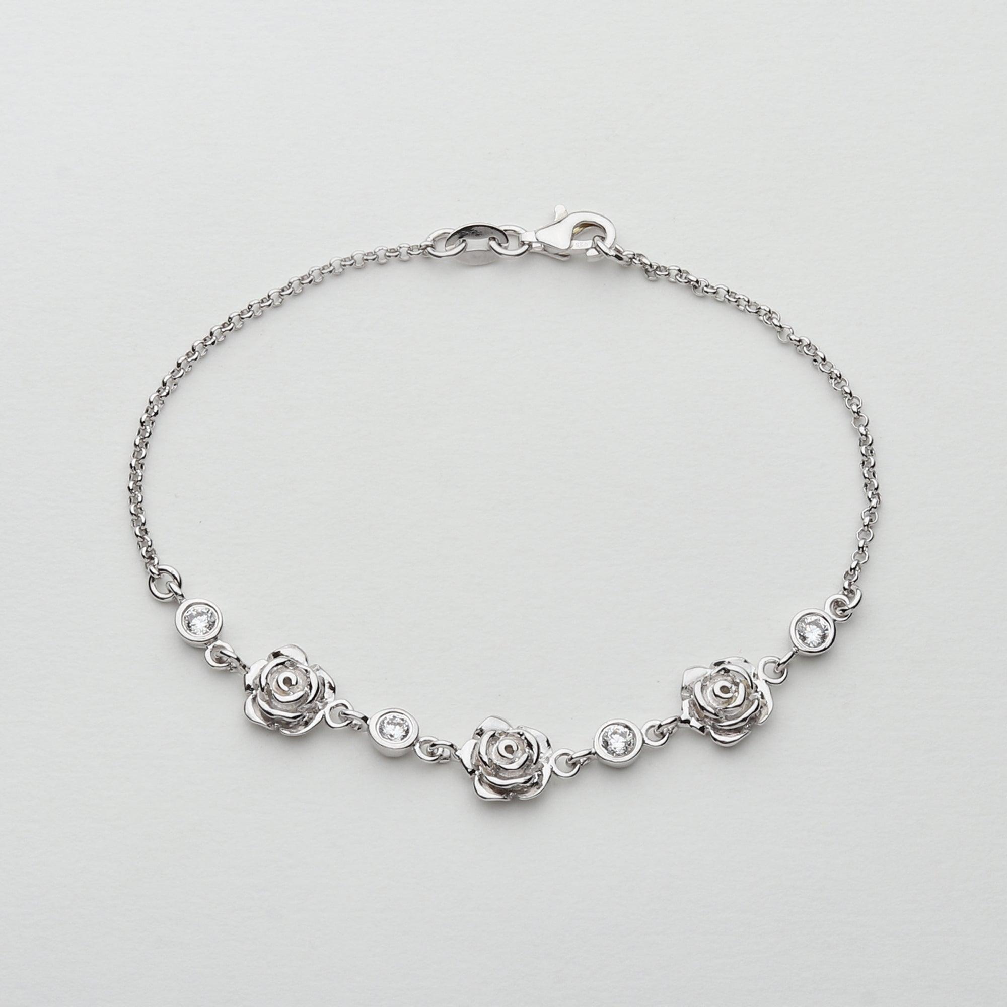 The Rose Flower Women's Bracelet - silvermark