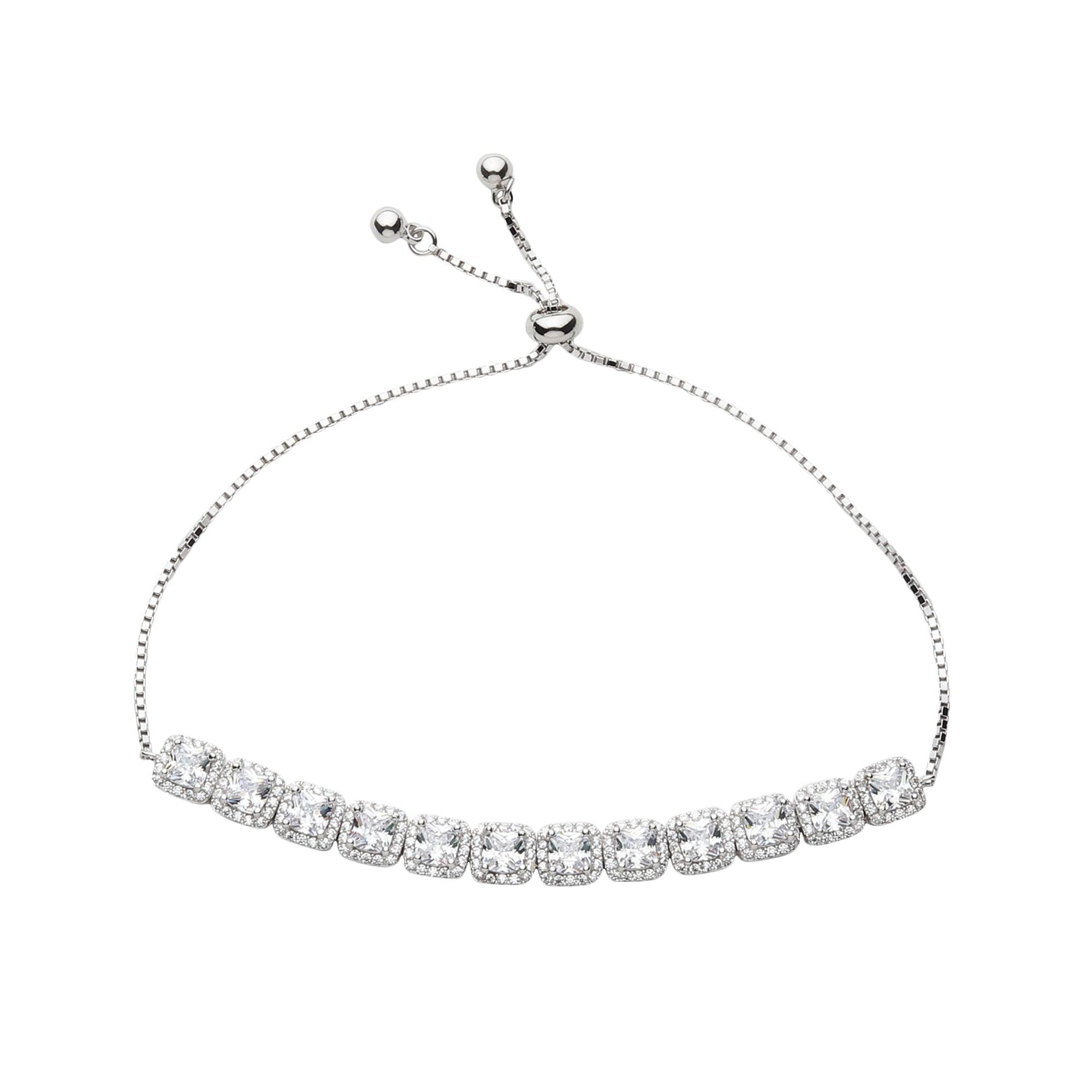 Silver Solitaire Bracelet - silvermark
