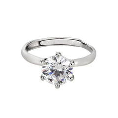 Embellished Solitaire Ring - silvermark