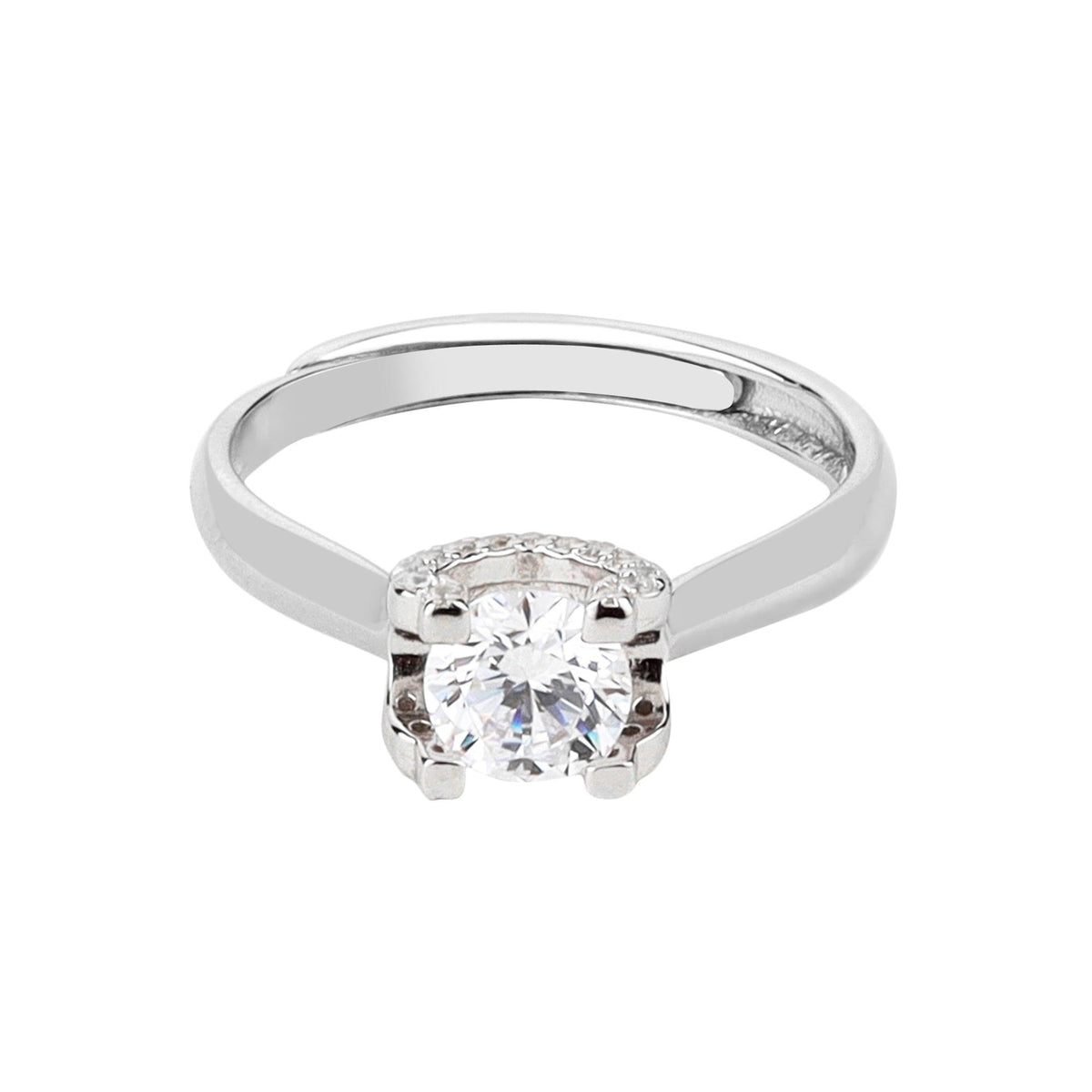 Classy Single Stoned Ring - silvermark