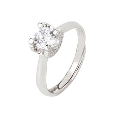 Classy Single Stoned Ring - silvermark