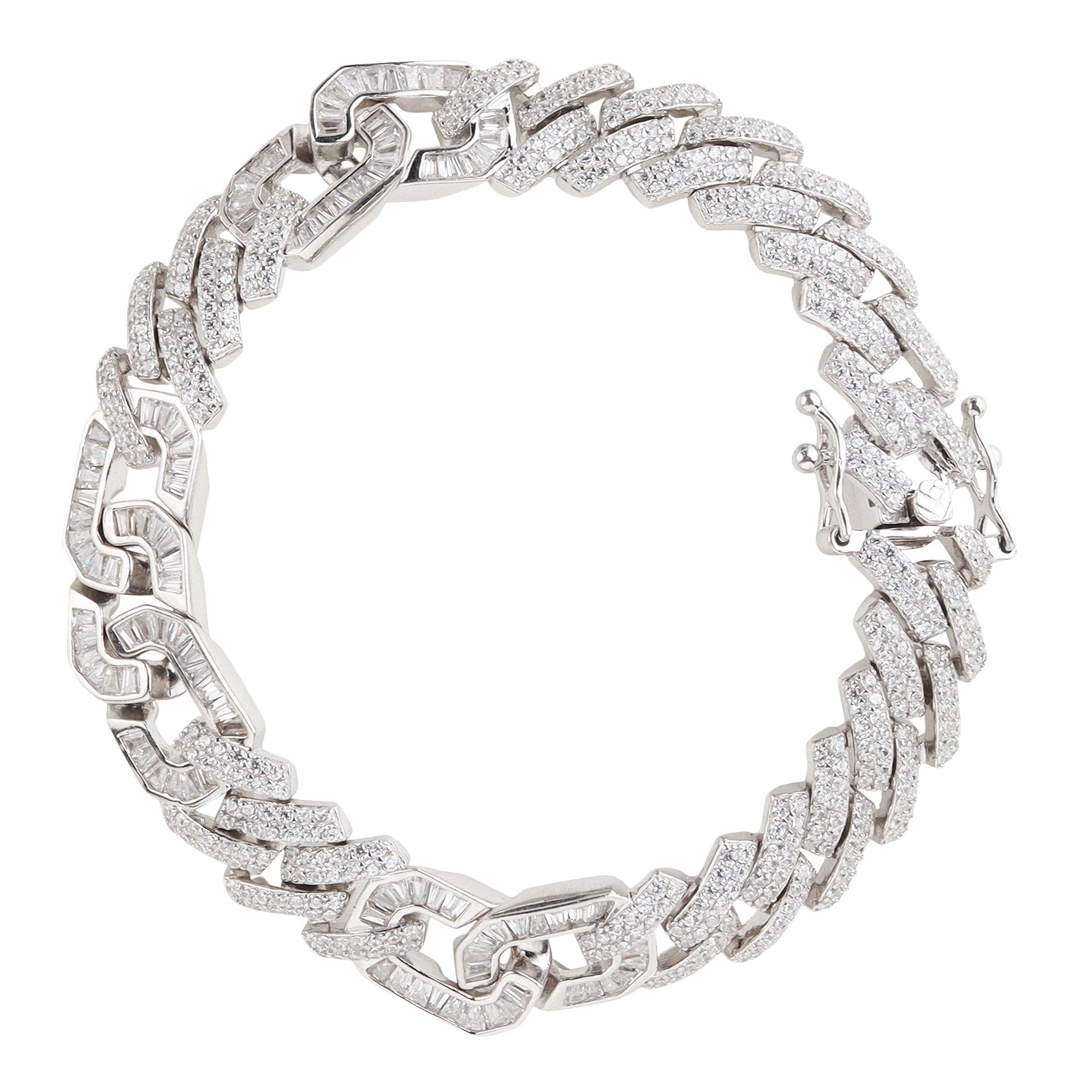 Unisex Cuban Link Chain Bracelet - silvermark