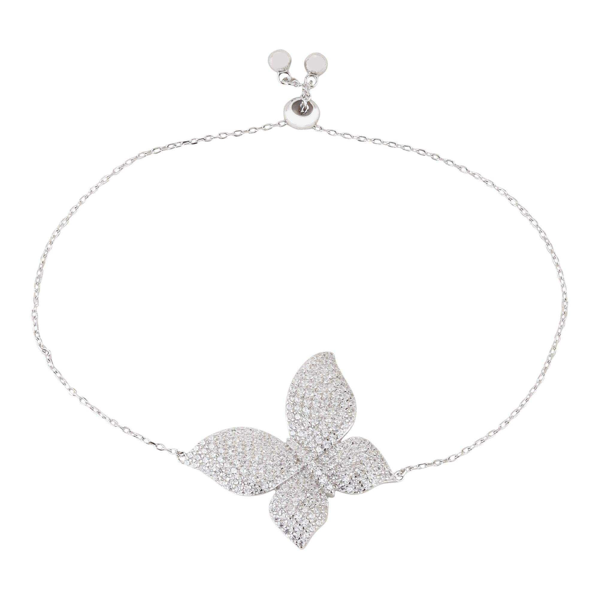 Butterfly Silver Plated Bracelet - silvermark