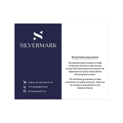 Silvermark Sparkling Eternity Ring with Round Shaped Stones - silvermark