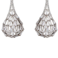 Studded Embellished Drop Earrings